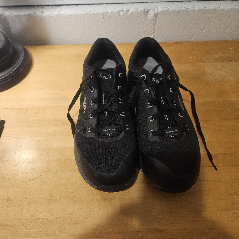 Keen Utility Vista Black KonnectFit Steel Toe Shoes ReGen Mens 11d F2413-24 Work